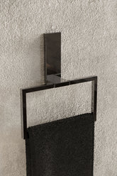 Paslanmaz Çelik Yapışkanlı Lüks Havlu Askısı, Ömür Boyu Paslanmaz Füme Gri Havluluk Banyo&Tuvalet