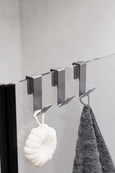 Paslanmaz Çelik İnoks Havlu Askısı,Duşakabin Cam Askılık,Banyo Duşakabin Askı 3 Adet