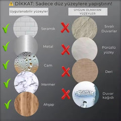 Manyetik Bıçak Tutucu Paslanmaz Çelik Delme Yok 3M Bantlı Neodyum Mıknatıslı Mutfak Bıçak Rafı Organizer