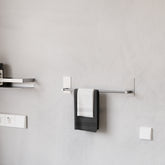 Paslanmaz Çelik Havlu Askılığı / Havluluk - Yapışkanlı Sistem - Altomonte 50cm Tam Havlu Ölçüsü