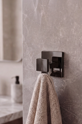 Paslanmaz Çelik Yapışkanlı Havluluk, Bornoz & Lif & Havlu Askısı Çok Amaçlı Askılık Banyo & WC Kapı Arkası