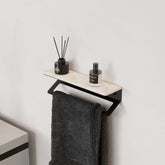 Mermer detaylı paslanmaz çelik havluluk