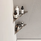 Paslanmaz çelik banyo köşe rafı