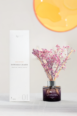 Powder Charm - Bambu Ortam Kokusu-Çubuklu ve Çiçekli Banyo & Tuvalet & Oda Parfümü 100ml