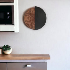 Şık ahşap duvar süsü