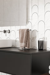 Paslanmaz Çelik Havluluk, Tezgah Üzeri Havlu Askısı-Banyo Tuvalet Havlu Standı