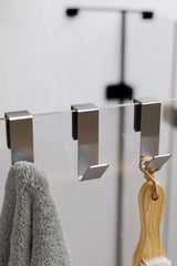 Paslanmaz Çelik İnoks Havlu Askısı,Duşakabin Cam Askılık,Banyo Duşakabin Askı 3 Adet