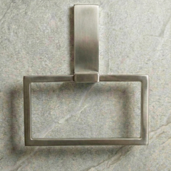 İnoks Satine Gri 304 Paslanmaz Çelik Hareketli Havluluk - Yapışkanlı Vidasız Banyo Havlu Askısı