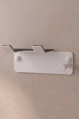 Paslanmaz Çelik Fön Makinesi Askısı, Saç Kurutma Tutacağı-Yapışkanlı ve Vidalı Çift Montaj Seçeneği