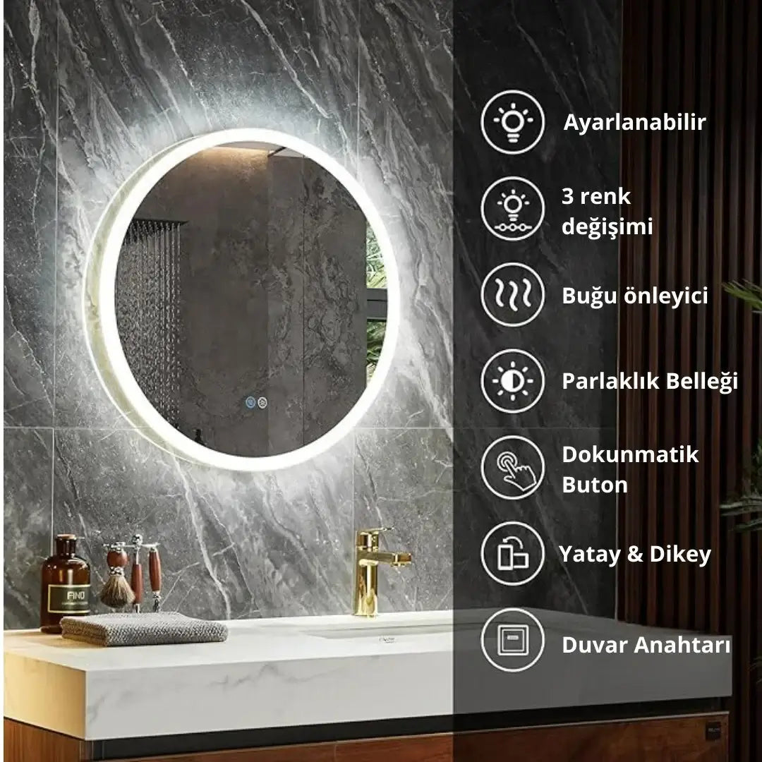 Hafıza özellikli banyo aynası