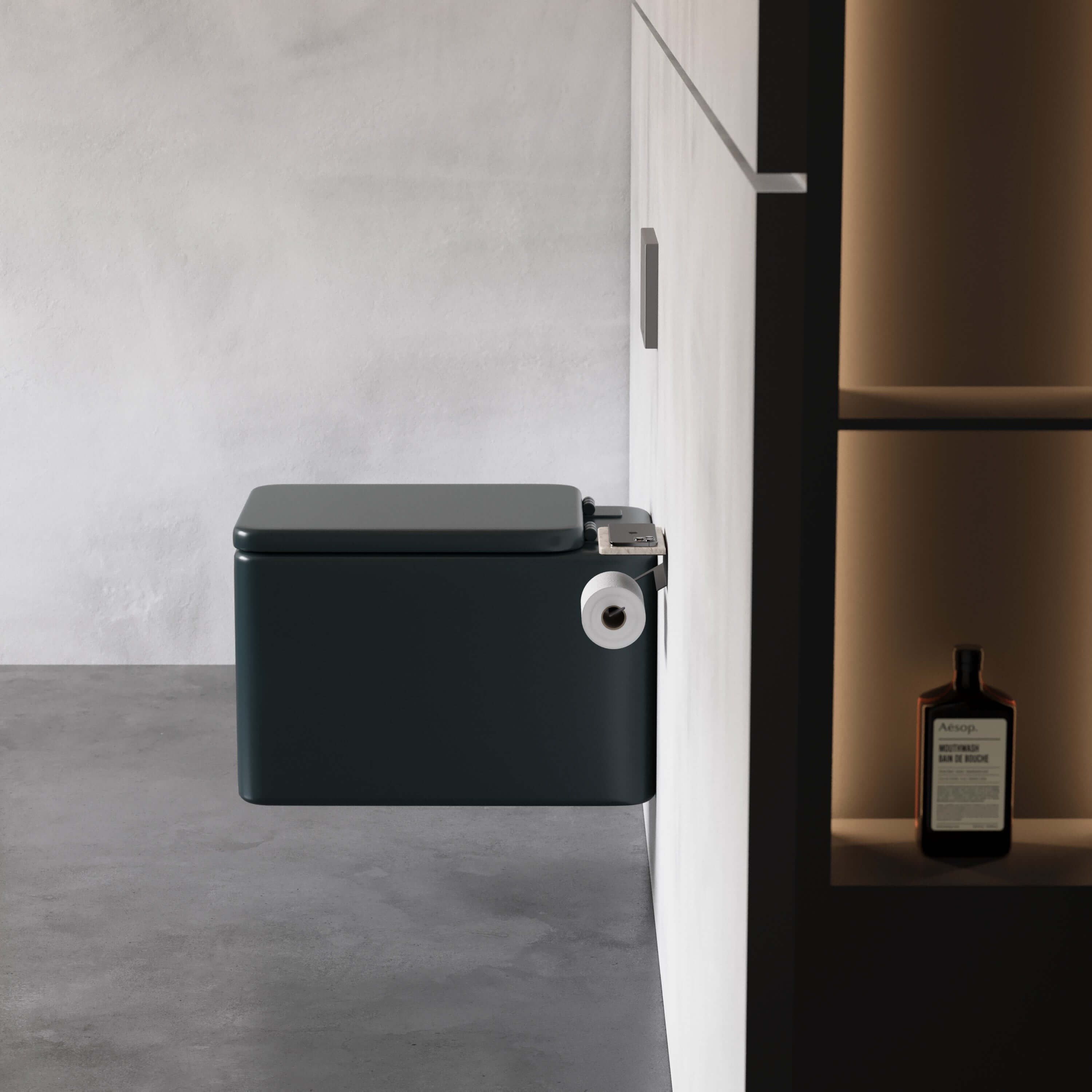 Yapışkanlı banyo rafı