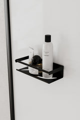 25CM Ömür Boyu Paslanmaz Çelik Duş Rafı, Yapışkan Montaj Banyo Rafı, Mondern Şampuanlık