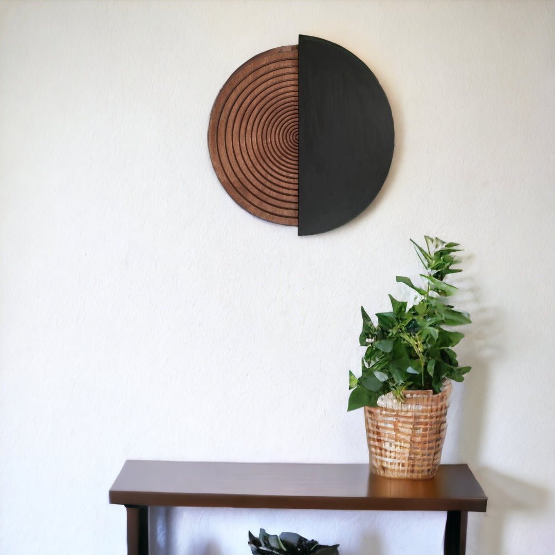 Minimalist ahşap duvar tablosu