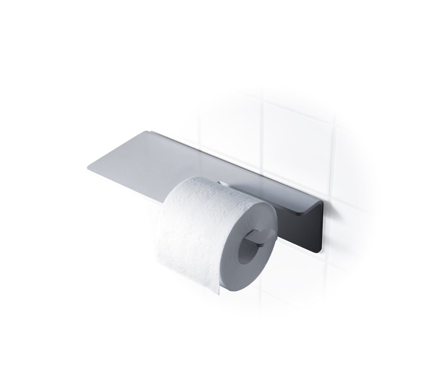 Zift Unique Paslanmaz Çelik Tuvalet Kağıtlığı & Çok Amaçlı Raf Monza